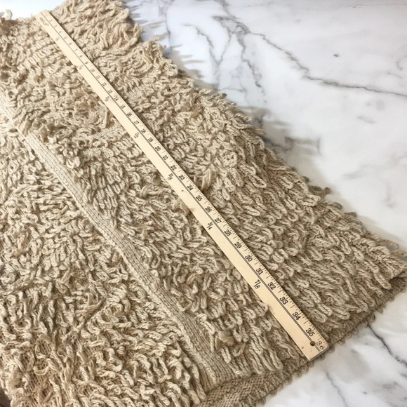 Good Hart Matilda Jane Parkway Vest Cardigan Sweater Womens Small Belted Shaggy - Picture 11 of 11